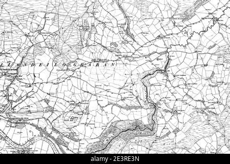 Map Of Brecknockshire Os Map Name Sw Ordnance Survey