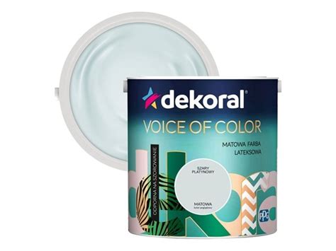 Farba Dekoral Voice Of Color Szary Platynowy 2 5 L Farby Homebook