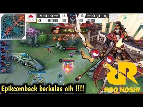 Kok Bisa Jadi Gini Rrq Hoshi Vs Onic Esports YouTube