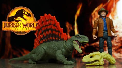 Alan Grant And Dimetrodon Review Mattel Jurassic World Dominion Jurassic Collector Youtube