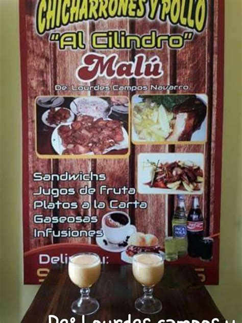 Menu At Chicharroneria MALU Restaurant Chilca District