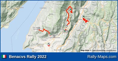 Streckenverlauf Benacvs Rally Rallyekarte De