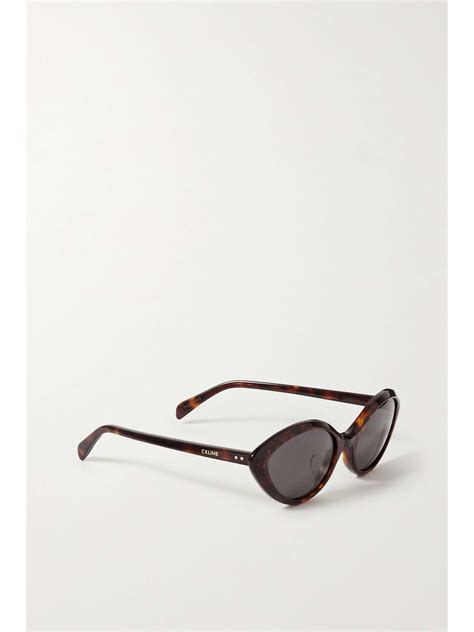 Celine Eyewear Cat Eye Tortoiseshell Acetate Sunglasses Net A Porter