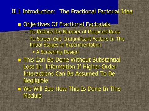 The Essentials Of Level Design Of Experiments Part Ii The Essentials