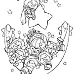 Desenho Para Colorir De Rainbow Brite Brincando Amigos