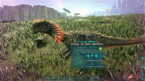 Dilophosaurus Zähmen Ark Survival Evolved Youtube