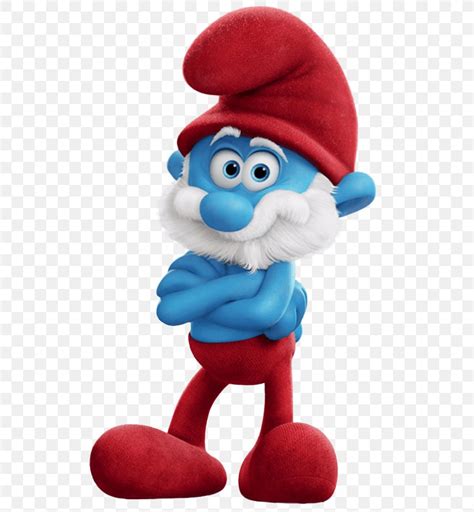 Smurfette Papa Smurf Gargamel Hefty Smurf Brainy Smurf PNG 554x886px