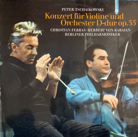 Artist Christian Ferras Herbert Von Karajan Page