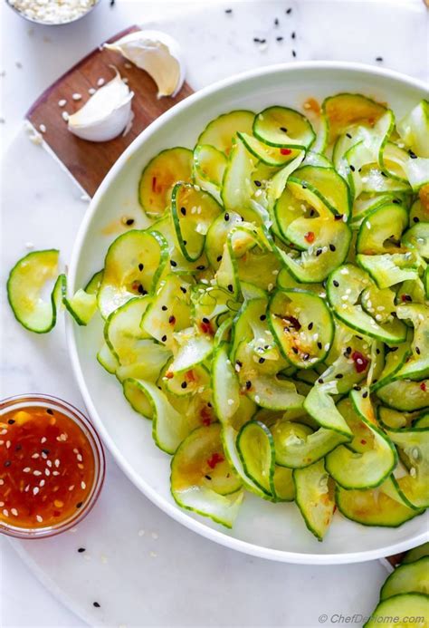 Asian Cucumber Salad Sweet And Sour Cucumber Salad