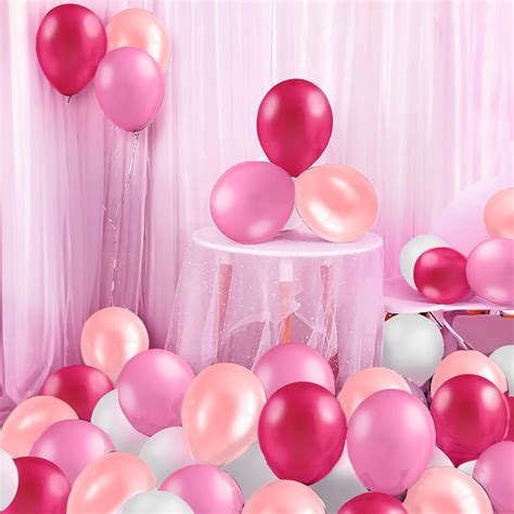 Amazon.com: KatchOn, Pink Latex Balloons Arch Kit - 12 Inch, Pack of 60 ...