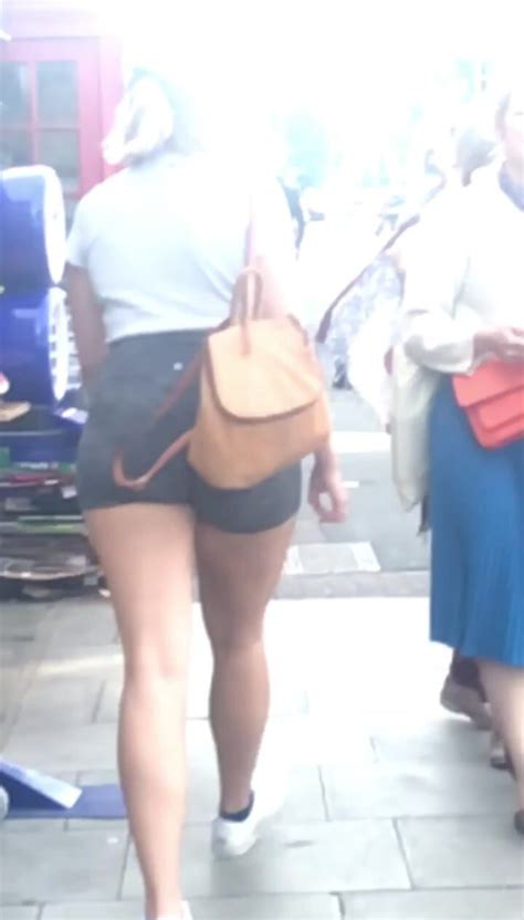 Juicy Blonde Pawg In Tight Shorts Thisvid