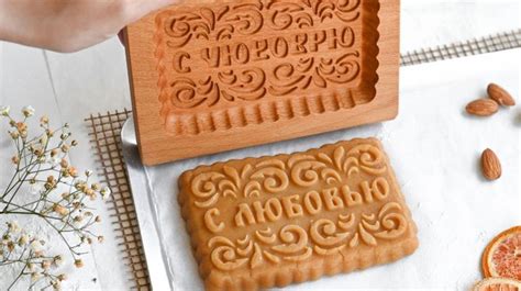 Деревянные скалки с узором с крутящимися ручками