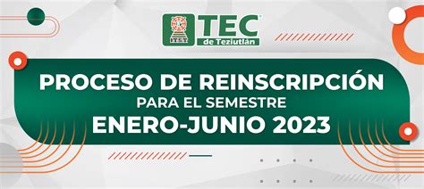 Proceso de reinscripción Semestre enero junio 2023 Avisos y