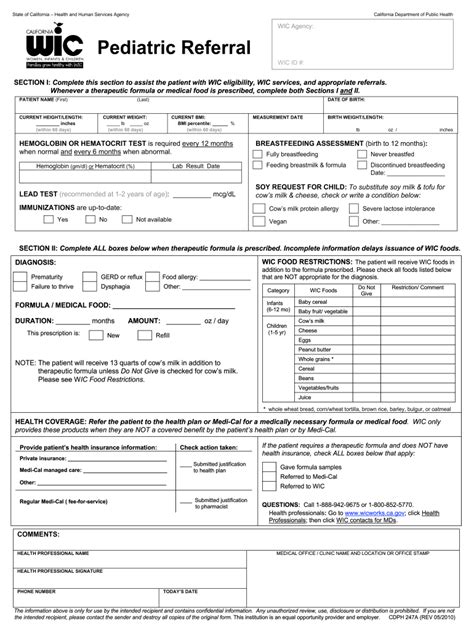 WIC Referral Form Fill Out And Sign Printable PDF Template AirSlate