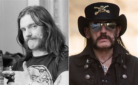 Motorheads Lemmy Kilmister Through Out The Decades Photo Montage Over