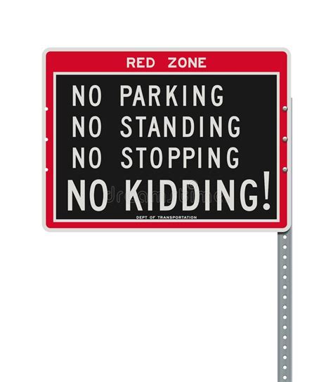 No Parking Sign Red Black Stock Illustrations – 478 No Parking Sign Red ...