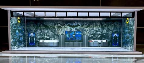 Batman Cave Theme For Hot Wheels Model Diorama Garage Led Lighting Ebay