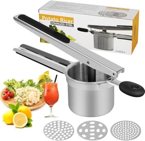 Potato Ricer Sopito Stainless Steel Potato Masher With 3