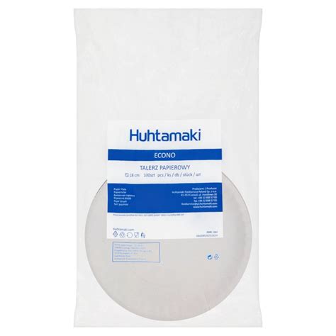 Huhtamaki Econo Talerz Papierowy Ø 18 Cm 100 Sztuk - Huhtamaki | Sklep ...