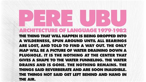 Pere Ubu: Architecture Of Language 1979-1982 | Louder