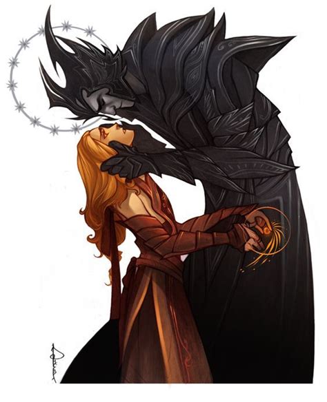 Aelin And Prince Valg Hades And Persephone Melkor Comic Illustration