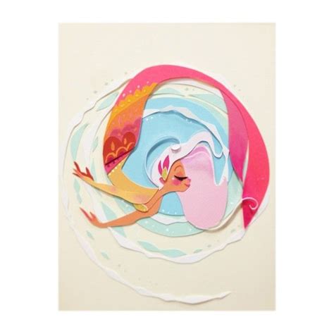 Mermaid By Brittany Lee Paper Art Paper Artwork Illustration Art