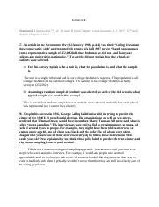 homework 3.docx - Homework 3 Homework 3 Questions 17* 28 31 and 13 from ... 