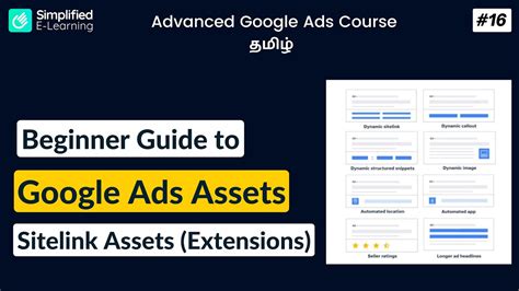 Google Ads Sitelink Assets Extensions In Tamil Google Ads Course In