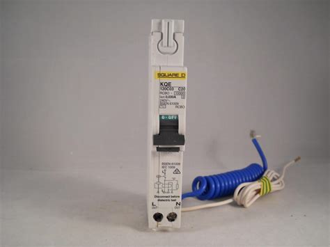 Square D RCBO 20 Amp 30mA Type C 20A KQE SQOR Loadcentre Schneider ...