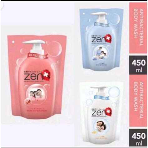 Jual Zen Antibacterial Body Wash Japanese Red Shiso 450ml 400 Ml