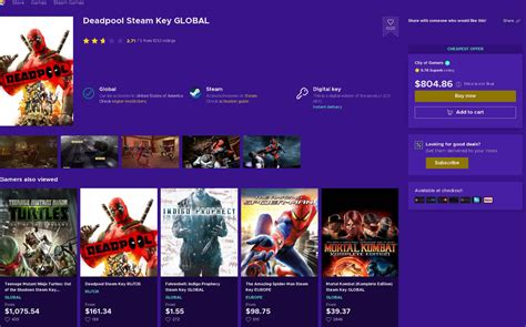 Delisted Deadpool Game Hits $800+ on Keyshops