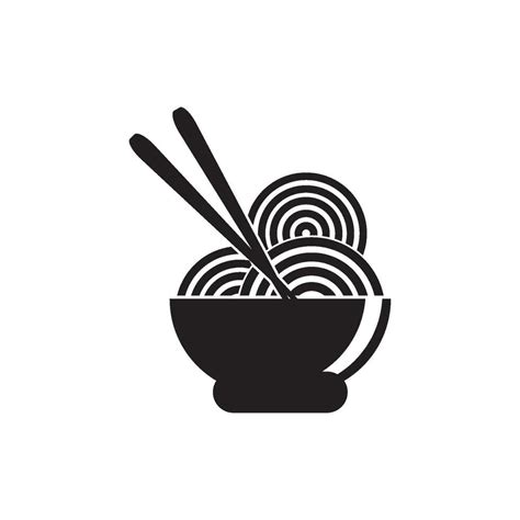 Noodle icon logo vector,illustration design template. 26111114 Vector ...