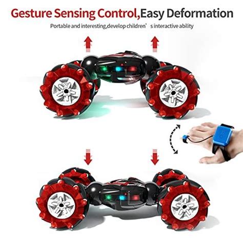 Deejoy Coche Acrob Tico Rc Rojo Ghz Wd Control Remoto Sensor De