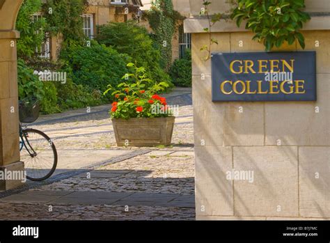 Entrance to Green College, Oxford Stock Photo - Alamy