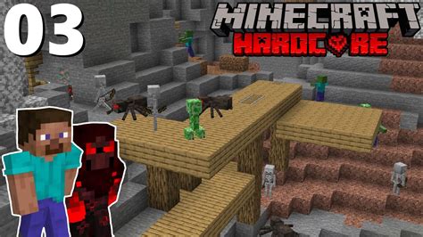 Minecraft Hardcore Dangerous Cave Exploring Ep 3 YouTube