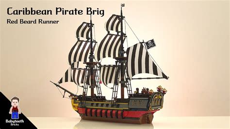 LEGO pirates MOC Caribbean Pirate Brig New Red Beard Runner 레고 해적