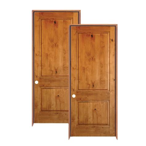 The Krosswood Knotty Alder Door Features Natural Alder Knots And