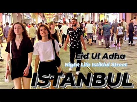 Istanbul Nightlife Istiklal Street City Center Taksim Square