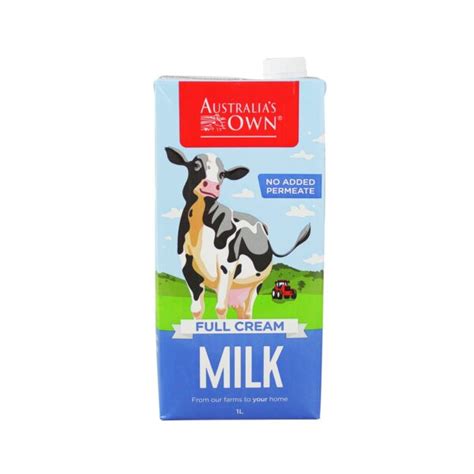 Australias Own Full Cream Milk 1ltr Shopifull