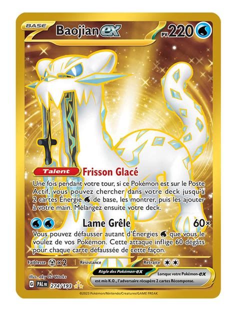 FR Pokémon Carte EV02 274 193 Baojian ex SECRETE