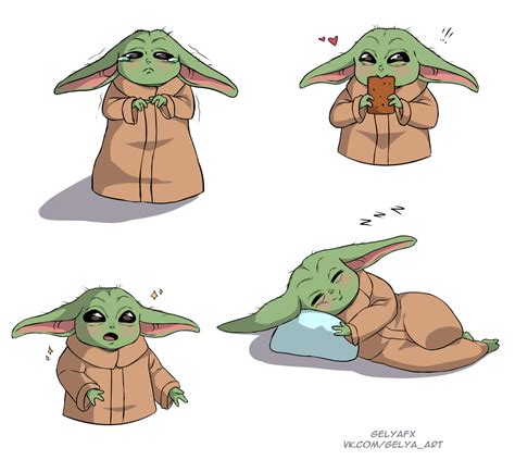 The Mandalorian - Baby Yoda (Fanart) by GelyaFX on DeviantArt