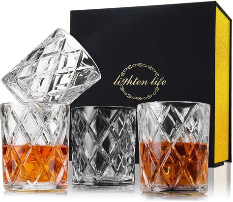 Lighten Life Whiskey Glass Set Crystal Old India Ubuy