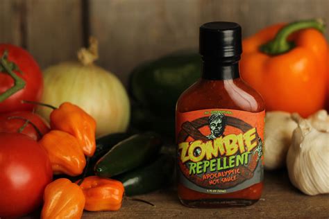Zombie Repellent Apocalyptic Hot Sauce Linvilla Orchards
