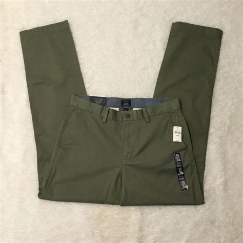 Gap Mens Green Khakis 32x34 New Ebay Gap Men Khaki Chino Pants