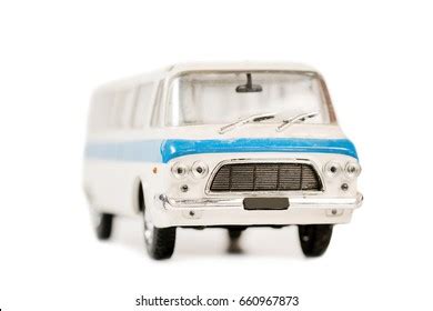 White Blue Bus Toy Retro Car Stock Photo 660967873 | Shutterstock