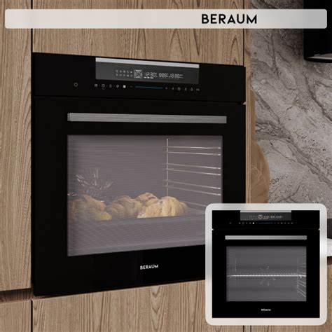 Beraum Электрический духовой шкаф OM-60B72T121B с функцией СВЧ, 60 см ...