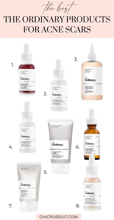 Best The Ordinary Products For Acne Scars In