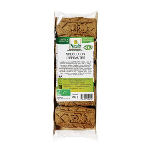 Speculoos d épeautre bio 230g Boutique Naturline