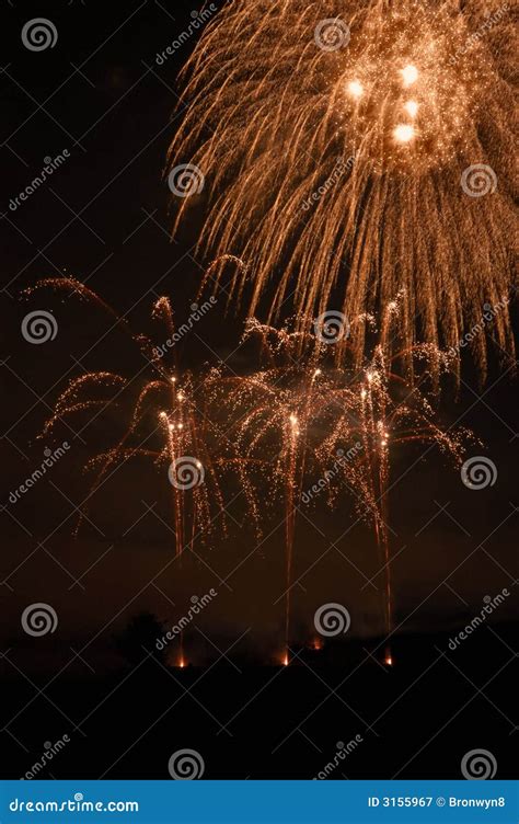 Fireworks Display stock image. Image of july, pattern - 3155967