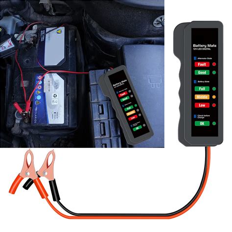 V Testeur De Batterie Pour Auto Analyseur De V Rificateur De Batterie